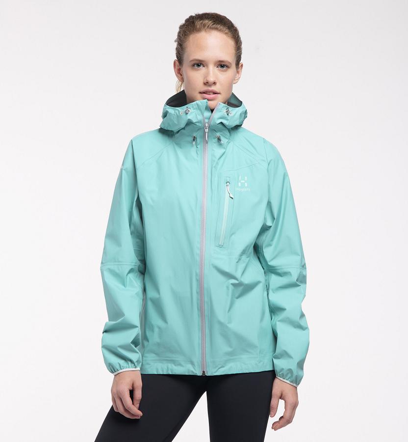 Haglöfs L.I.M Waterproof Jacket Green For Womens TAJGD8746 Australia